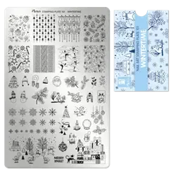 Wintertime, Stamping Plade NO. 101, Moyra