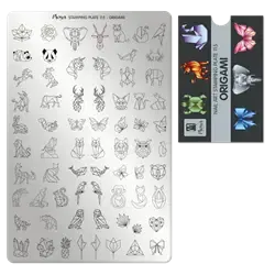 Origami, Stamping Plade NO. 115, Moyra