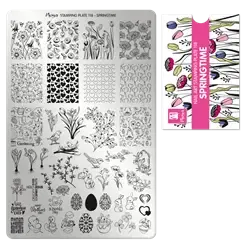 Springtime, Stamping Plade NO. 118, Moyra