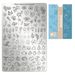 Esquisse, Stamping Plade NO. 125, Moyra