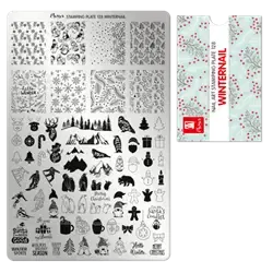Winternail, Stamping Plade NO. 128, Moyra