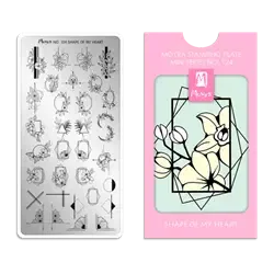 Shape of my heart, MINI Stamping Plade NO. 124, Moyra