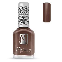 SP37 "Chocolate Brown" Moyra Stamping nail polish