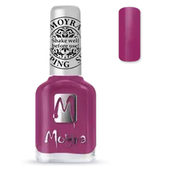 SP39 "Peony Red" Moyra Stamping nail polish