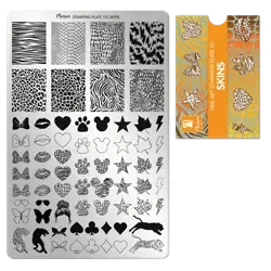 Skins, Stamping Plade NO. 131 stampingplade, Moyra