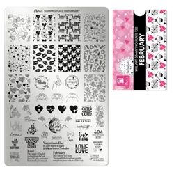 February Stamping Plade NO. 138, Moyra