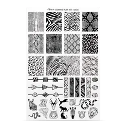 Try On Sheet til stampingplade no. 104 Suede, Moyra