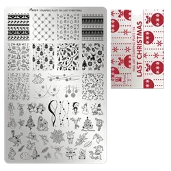 Last Chrismas NO. 154, Moyra Stamping Plade