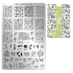April NO. 140, Stamping Plade, Moyra 