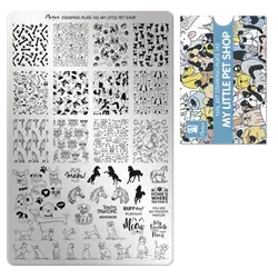 My Little Pet Shop NO. 142, Stamping Plade, Moyra 