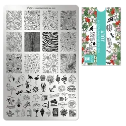 July NO. 144, Stamping Plade, Moyra 