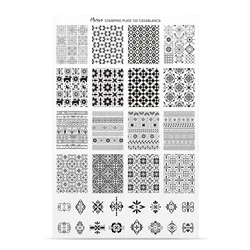 Try On Sheet til stampingplade no. 152 - Casablanca
