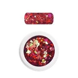 Holo glitter mix No. 27 Chameleon red, Moyra