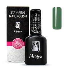 Grøn Smart Polish, Langsom tørrende stamping neglelak, SPS11, Moyra