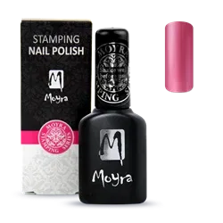 Metallisk Rose Smart Polish, Langsom tørrende stamping neglelak, SPS14, Moyra