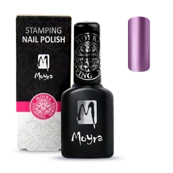 Metallisk Lilla Smart Polish, Langsom tørrende stamping neglelak, SPS15, Moyra