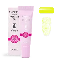 No. 10 Intens Gul, Stamping and Painting Gel, Moyra