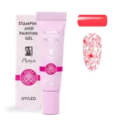 No. 12 Intens Rød, Stamping and Painting Gel, Moyra