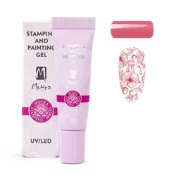 No. 14 Rose, Stamping and Painting Gel, Moyra