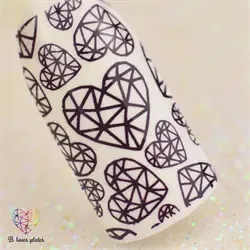 BLP27 B. a Purple Kiss, Stamping Neglelak, B. Loves Plates