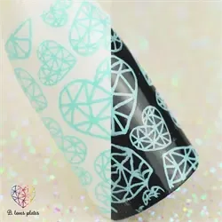 BLP36 B. a Mint, Stamping Neglelak, B. Loves Plates