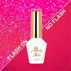 Nr. 644 Hippie Bling, Flashing Lights, Hema Free Gelpolish, Molly Nails