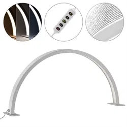 Moon Lampe, LED Bordlampe 35 W, Hvid, Skarpt Lys med rhinsten, GNB