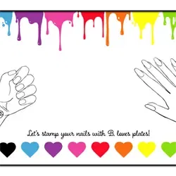 Stamping underlag/måtte, B. Loves Plates