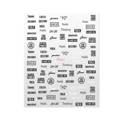 Moyra Nail stickers No. 09