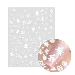 Hvid jul klistermærker, SD-2076, GNB