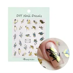 Abstrakt guld klistermærker, TH-1115, GNB