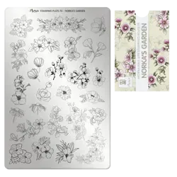 Norka's garden NO. 75, Moyra Stamping Plade