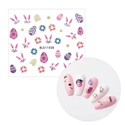 Påske klistermærker med glimmer, selvklæbende og ultratynde, 1103D, GNB