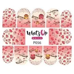 P056 Owl Always Love You Whats up Nails