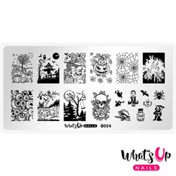 B054 Haul r' Win, stampingplade, Whats up Nails