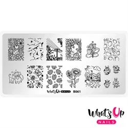 B061 Summer in the Countryside, stampingplade, Whats up Nails