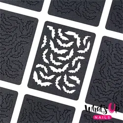 Bats Stencils, 2 ark, (24 stk) Whats Up Nails