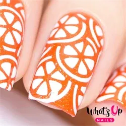 Citrus Stencils, 2 ark, (24 stk) Whats Up Nails