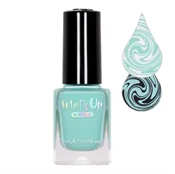 WSP036 Commit Mint Problems, Pastel mint stamping neglelak, Whats Up Nails