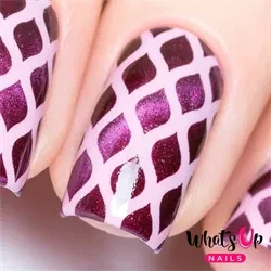 Fishnet Stencils, 2 ark, (24 stk) Whats Up Nails