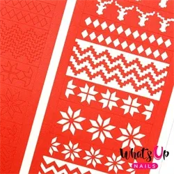 Knit Your Own Sweater Tape, 2 ark, (168 stk) Whats Up Nails