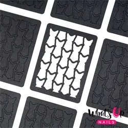 Le Chat Noir Stencils, 2 ark, (24 stk) Whats Up Nails