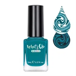 WSP026 Not a Big Teal, Blågrøn stamping neglelak, Whats Up Nails