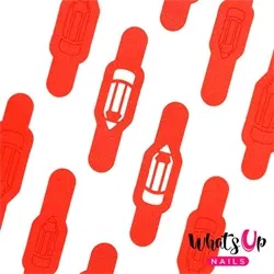 Pencil Stencils, 2 ark, (40 stk) Whats Up Nails