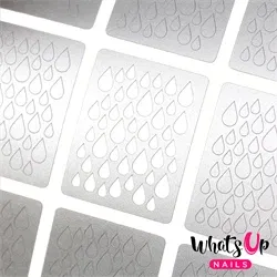 Rain Stencils, 2 ark, (24 stk) Whats Up Nails