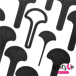 Stiletto Stencils, 2 ark, (40 stk) Whats Up Nails