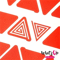 WV034 Triangle Spiral Tape, 2 ark, (80 stk) Whats Up Nails