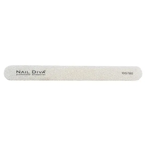 Zebra Straight Premium, 100/180 grit, Nail Diva