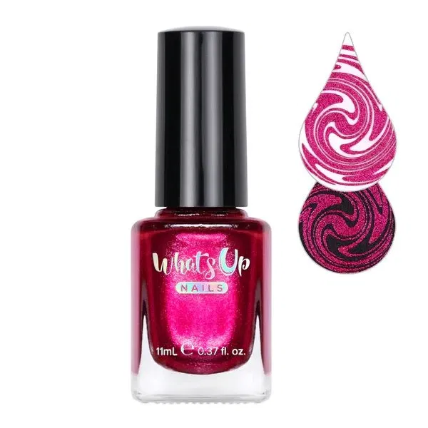 WSP031 Fuchsian Forward Stamping Polish, Fuchsia shimmer stamping neglelak, Whats Up Nails