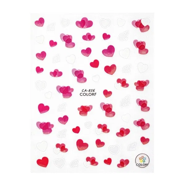 Valentines klistermærke hjerter CA-856, GNB